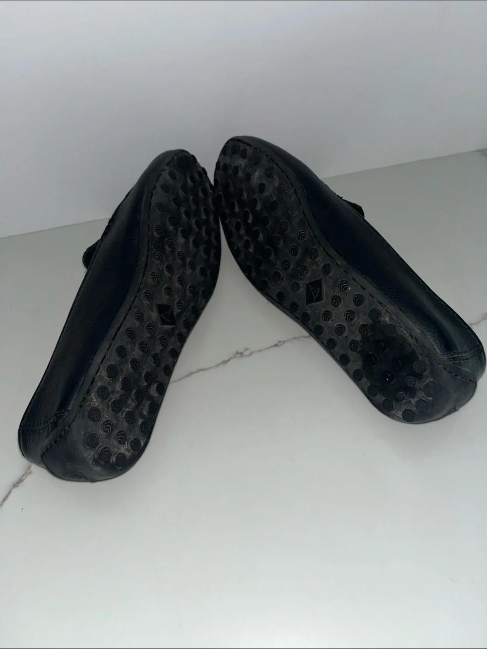 Sperry Port Driver 2 Black Pebbled Leather Ladies Slip-On Loafers Sz. 10WM - Picture 14 of 15